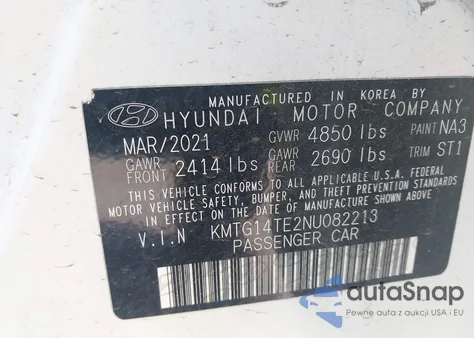 2022 Genesis G70 3.3T Rwd Launch Edition из США, поврежденный, VIN KMTG14TE2NU082213